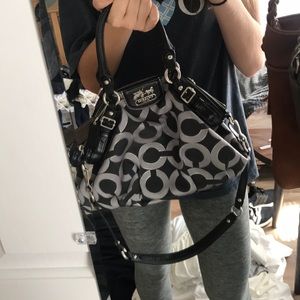 Black coach purse